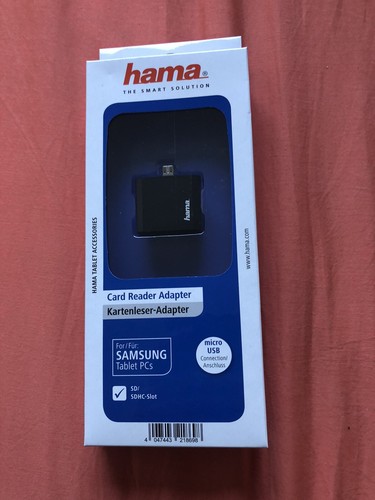 Hama card reader - card, adapter