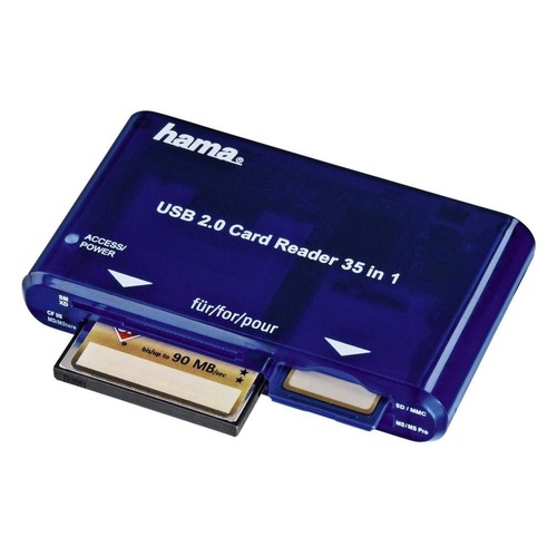 Hama kartenleser usb 35 in - kartenleser,